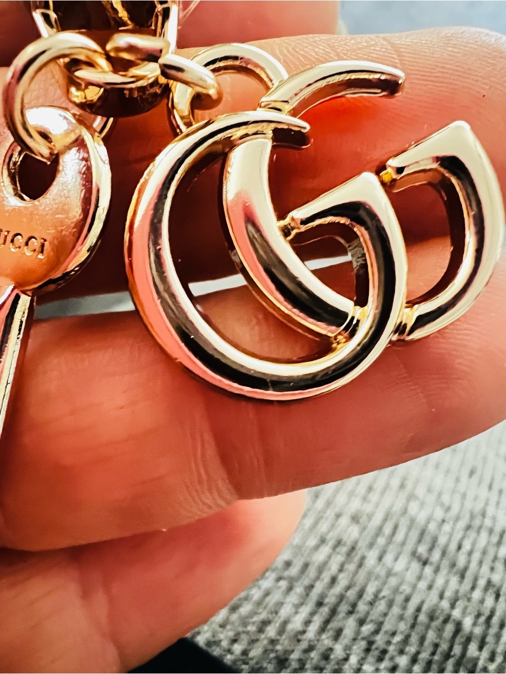 Unbranded Gold Double G Key Charm - Women Accessories set of 2